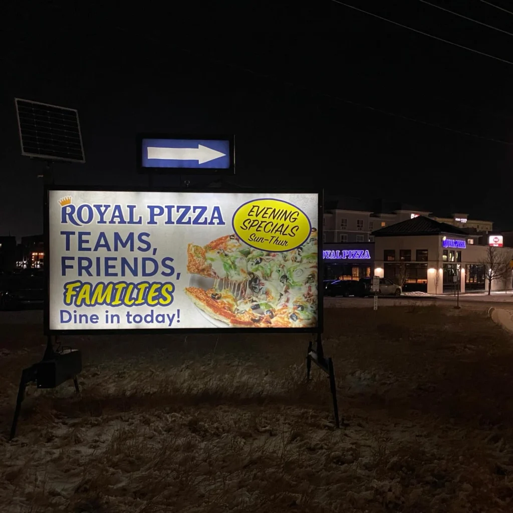 Calgary Lighted Portable Signs