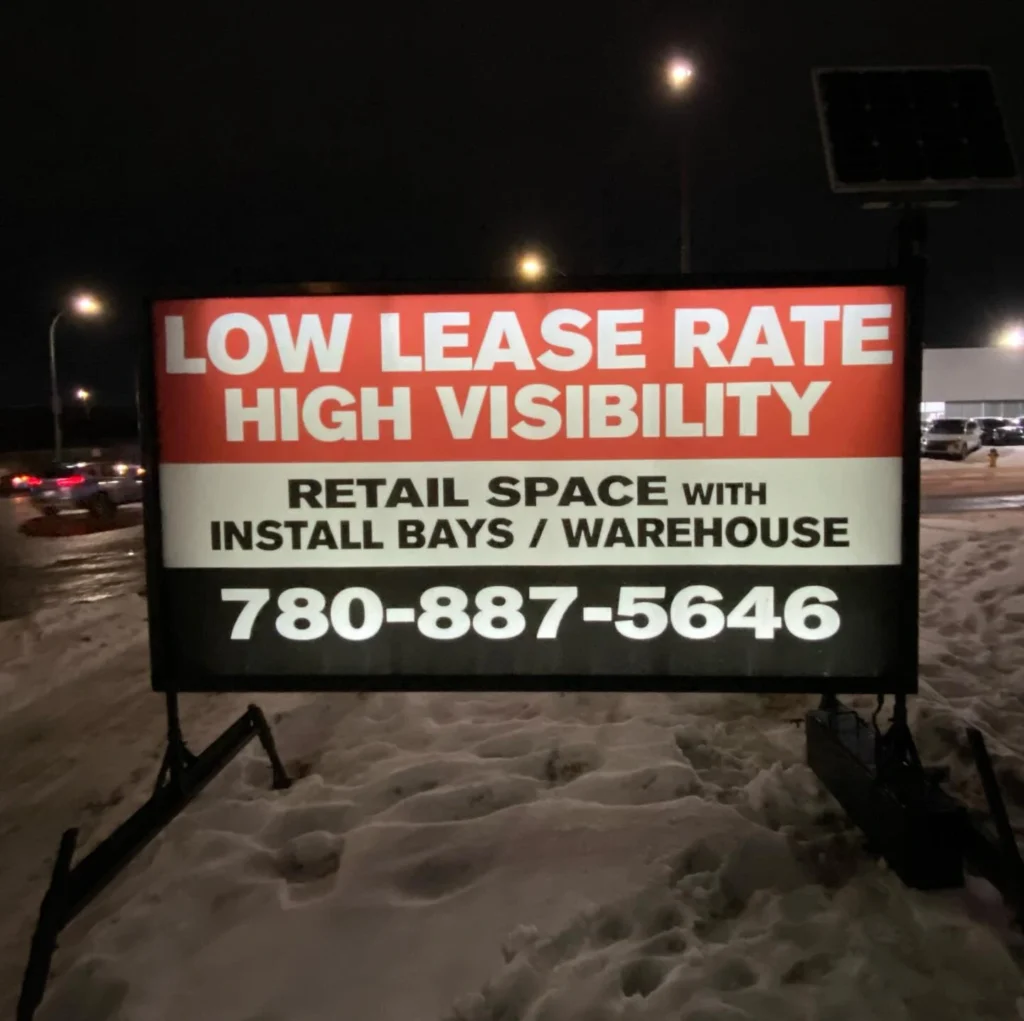 Lighted Portable Signs Calgary
