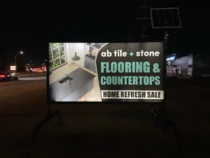 Lighted Portable Signs Rentals Calgary