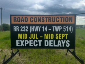 Road Sign Rentals Calgary